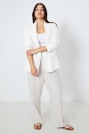 Plain linen suit jacket