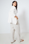 Plain linen suit jacket