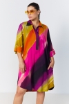 Gradient print dress