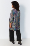 Tunic in satin effect print