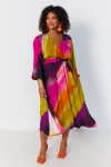 Printed viscose dress