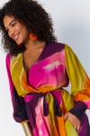 Robe en viscose imprimé