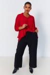 Plain voile layered blouse