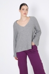 Plain knit sweater