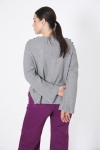 Plain knit sweater