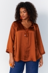 Blouse effet satiné