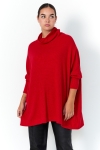 Pull oversize en maille unie