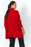 Pull oversize en maille unie