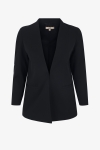 Veste tailleur uni sans col