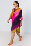 Gradient print dress