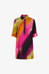 Gradient print dress