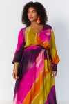 Robe en viscose imprimé