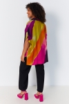 Oversized T-shaped shirt in print