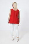 Double voile tank top