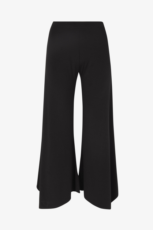 Pantalon jupe culotte en maille unie