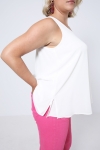 Double voile tank top