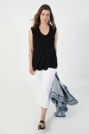 Plain viscose tank top