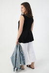 Plain viscose tank top