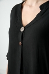 Wooden buttons shirt