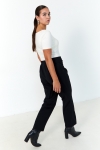 Pantalon tailleur droit uni 