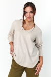 Fine lurex knit sweater