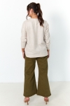 Fine lurex knit sweater