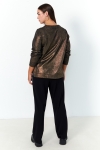 Fine lurex knit sweater