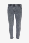 Gray denim jeggings