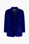 Velvet tailored jacket