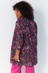 Printed tunic with lurex