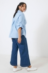 Plain shirt in soft cotton poplin