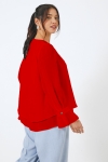 Plain voile blouse in overlay