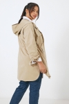 Waterproof lined parka with hood