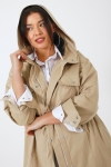 Waterproof lined parka with hood