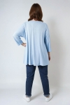 Tunic in plain fine knit.