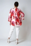 Blouse imprime en crepe viscose ultra  fluide