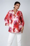 Blouse imprime en crepe viscose ultra  fluide