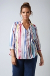 Blouse en voile de coton imprimé