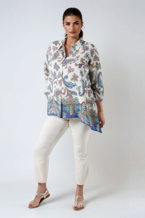 Chemise en crêpe viscose eco vero ultra fluide