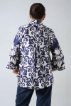 Blouse en viscose ecovero patch de deux motifs