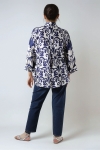 Ecovero viscose blouse patch with two patterns