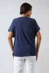 Oversized t-shirt in soft-touch modal
