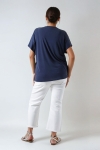 Oversized t-shirt in soft-touch modal