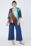 blouse en imprime tye and dye