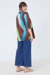 blouse en imprime tye and dye