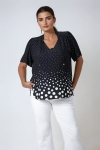 Blouse en imprimé viscose légère et base