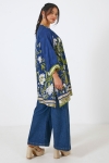 Floral pattern printed tunic with a base