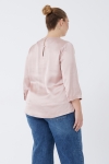 Plain satin blouse