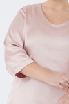 Plain satin blouse