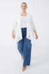 Pleated flowing jacket